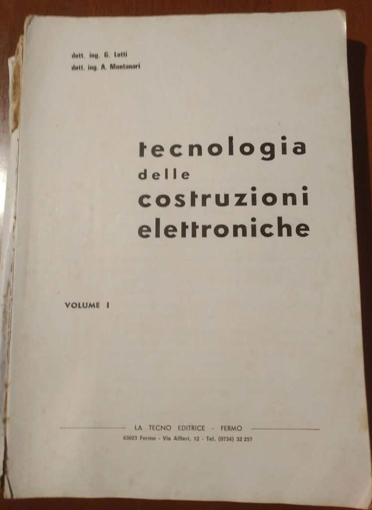 tecnologia delle costruzioni elettroniche volume 1